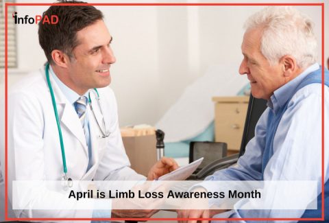 April is Limb Loss Awareness Month. Limb Loss Related To Vascular Disease