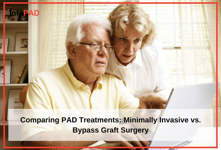 Comparing PAD Treatments - Minimally Invasive vs. Bypass Graft Surgery Feature Image