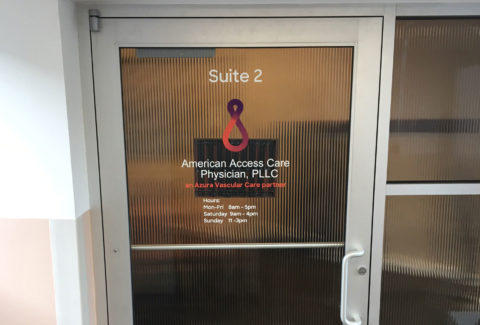 American Access Care Nassau County entrance door