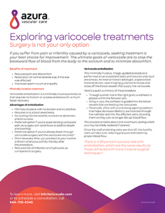 Exploring Varicocele Treatment Options Image