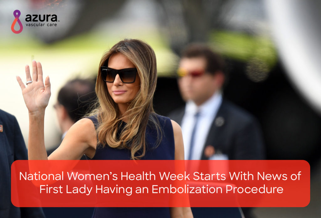 National Women’s Health Week Starts With News of First Lady Having an Embolization Procedure