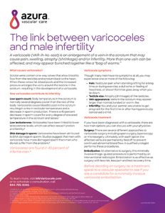 Link Between Varicoceles And Male Infertility fact sheet
