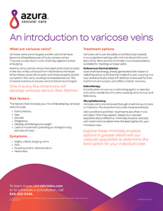 An Introduction to Varicose Veins fact sheet