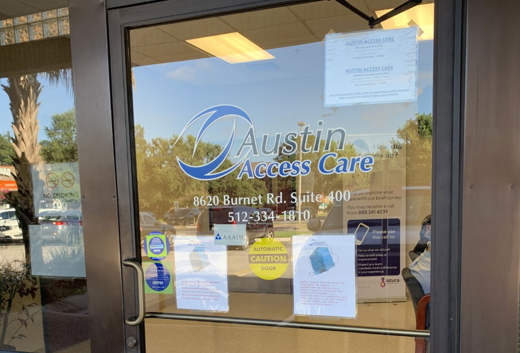 Austin Access Care Exterior - Entrance