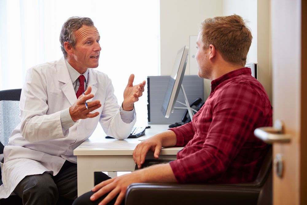Doctor and Patient during Consultation