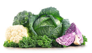 Kale and broccoli