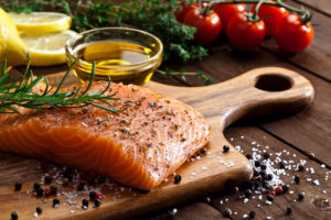 salmon is part of a good fibroid diet