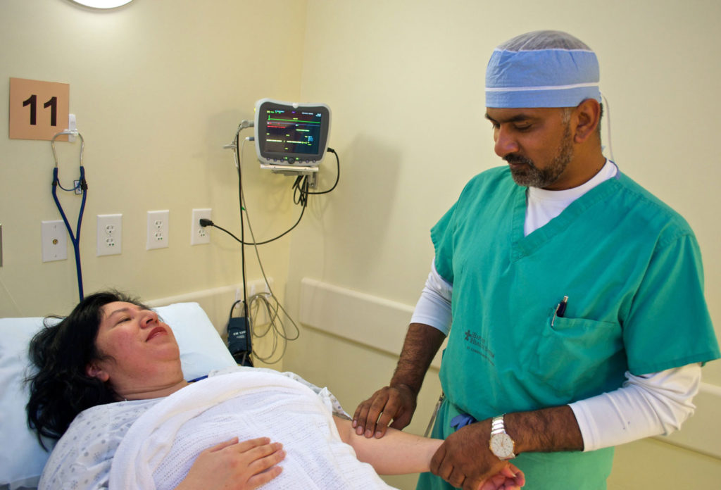 Azura Vascular Care doctor and patient
