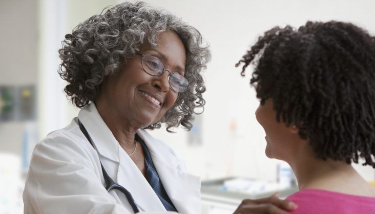 Doctor Greeting Patient, Azura Vascular Care