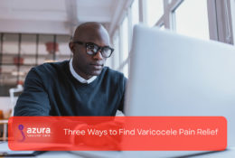 A man on laptop, Three Ways to Find Varicocele Pain Relief