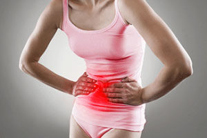 uterine fibroid symptom pelvic pain image
